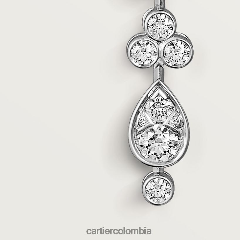 joyería Cartier pendientes de lluvia elegante V0HXJN726