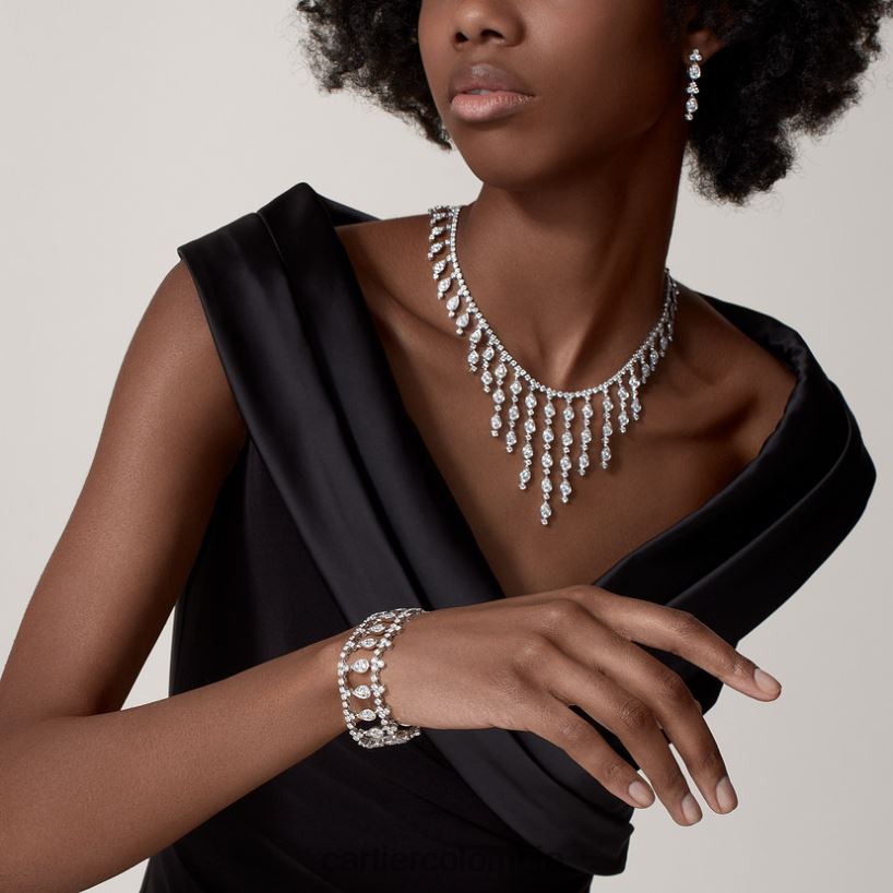 joyería Cartier pendientes de lluvia elegante V0HXJN726