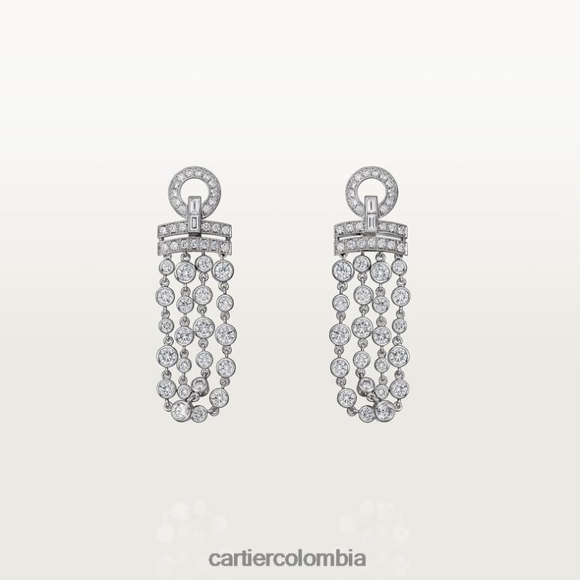 joyería Cartier pendientes de lluvia elegante V0HXJN731