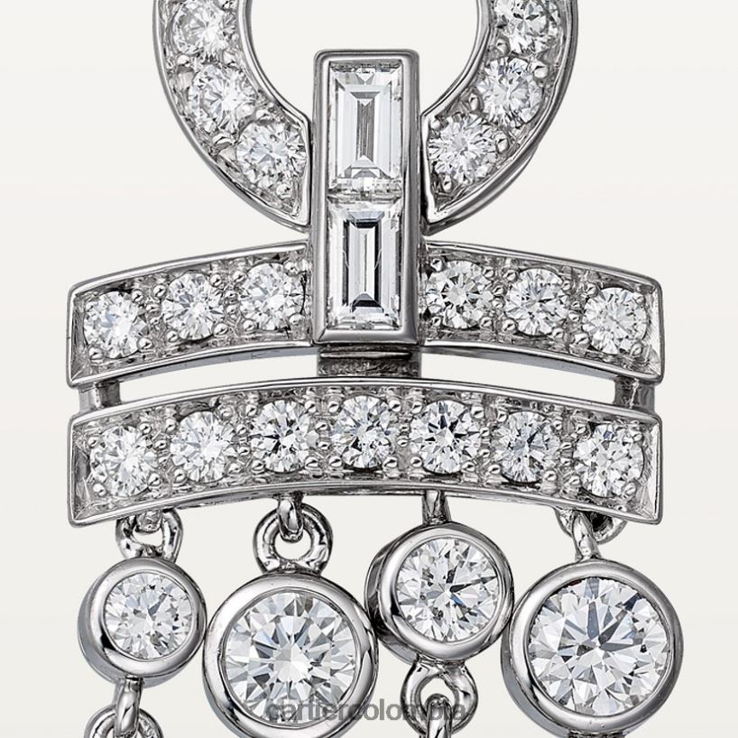 joyería Cartier pendientes de lluvia elegante V0HXJN731