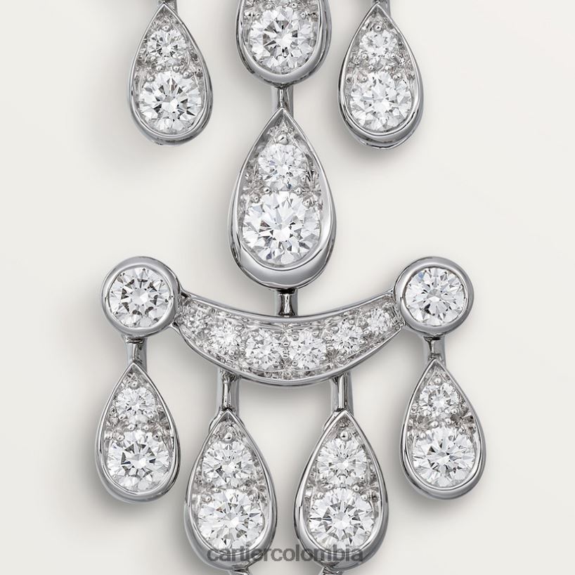 joyería Cartier pendientes de lluvia elegante V0HXJN734