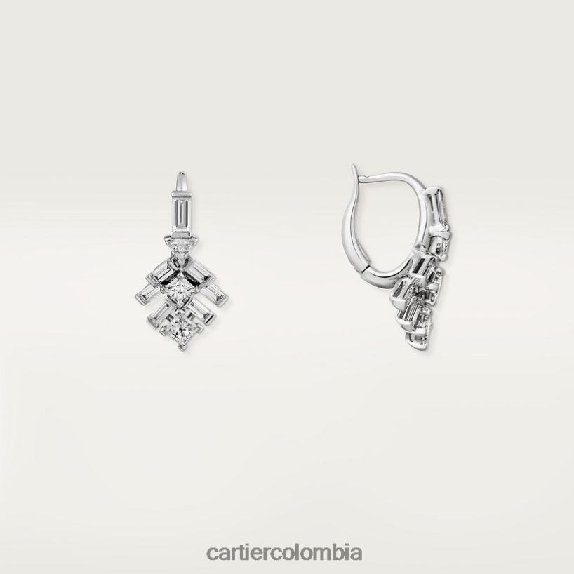 joyería Cartier pendientes de reflexión Oro blanco V0HXJN675