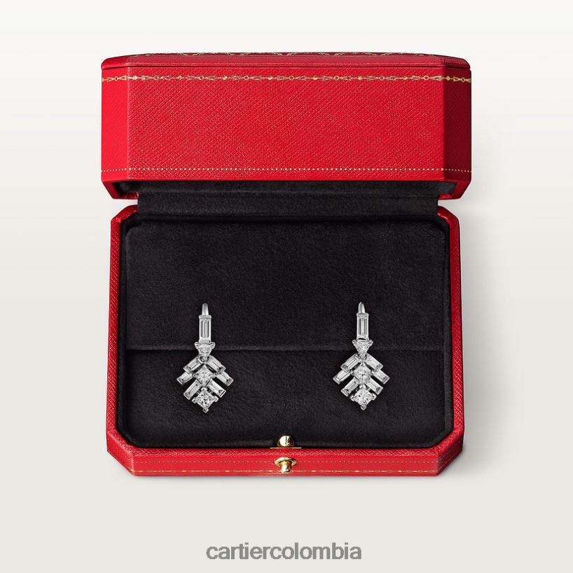 joyería Cartier pendientes de reflexión Oro blanco V0HXJN675