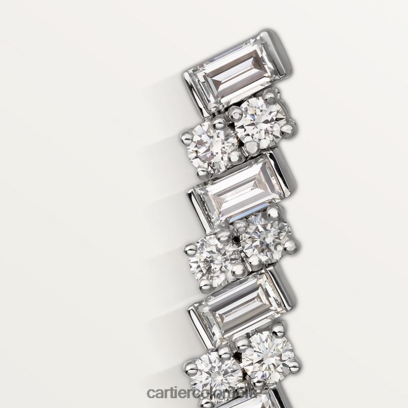 joyería Cartier pendientes de reflexión elegante V0HXJN678