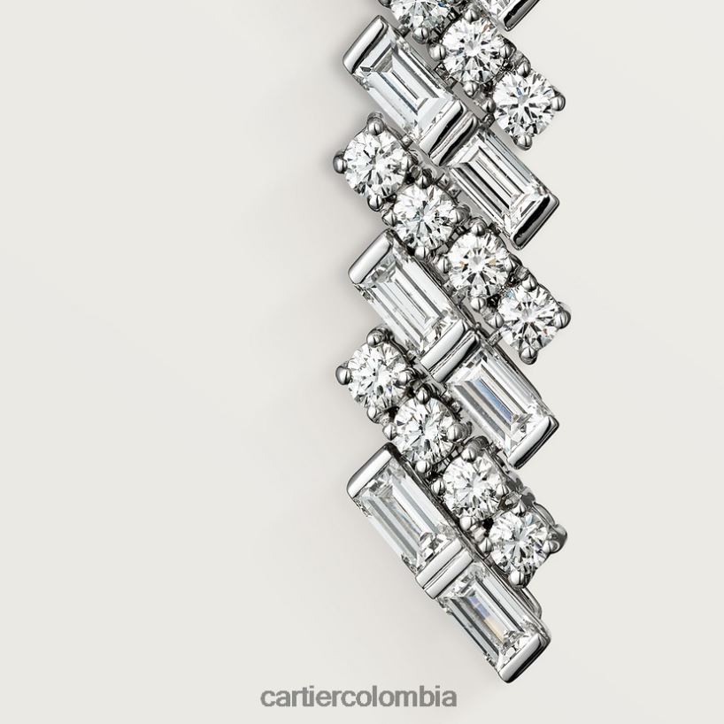 joyería Cartier pendientes de reflexión elegante V0HXJN699