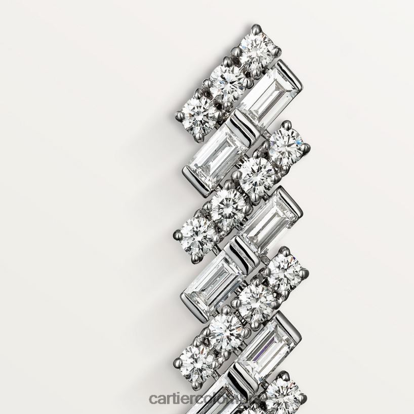 joyería Cartier pendientes de reflexión elegante V0HXJN699