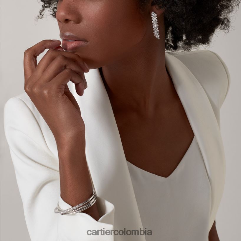 joyería Cartier pendientes de reflexión elegante V0HXJN699