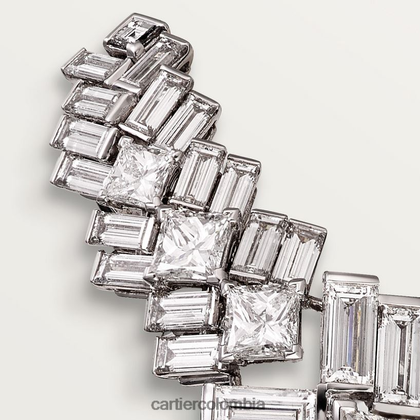 joyería Cartier pendientes de reflexión elegante V0HXJN701