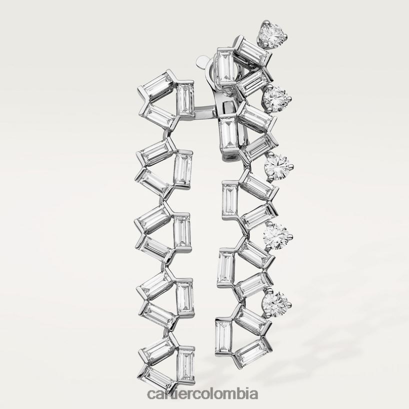 joyería Cartier pendientes de reflexión elegante V0HXJN703