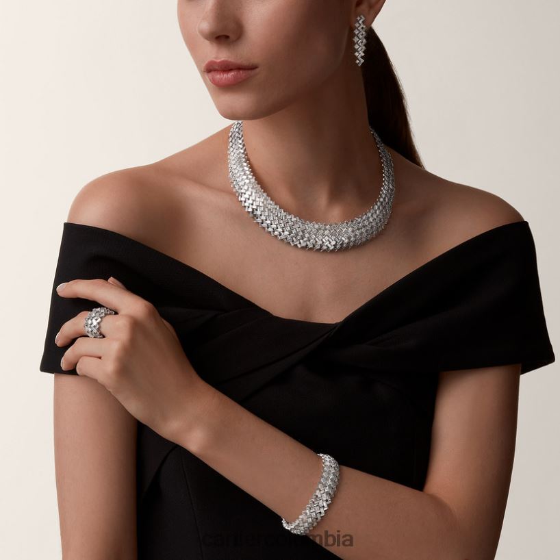 joyería Cartier pendientes de reflexión elegante V0HXJN732