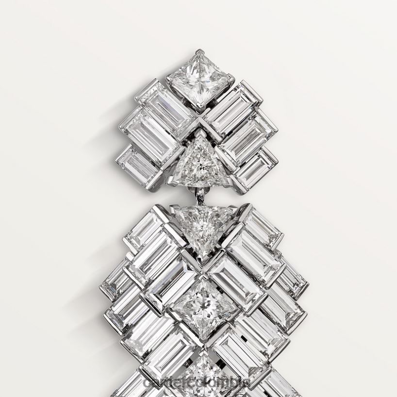 joyería Cartier pendientes de reflexión elegante V0HXJN738