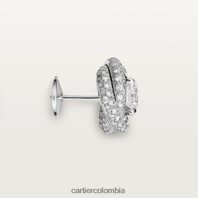joyería Cartier pendientes de ruban trinidad elegante V0HXJN693