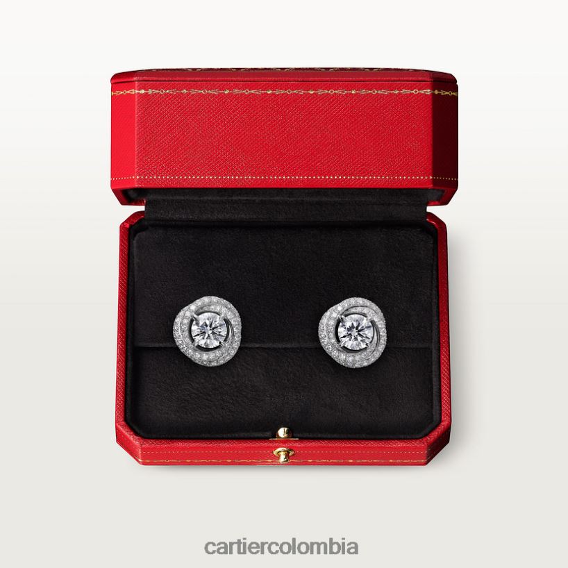 joyería Cartier pendientes de ruban trinidad elegante V0HXJN693