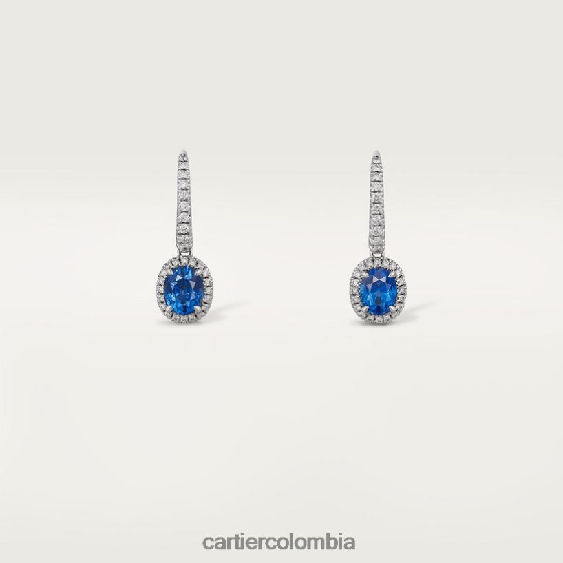 joyería Cartier pendientes destino con piedra de colores elegante V0HXJN687