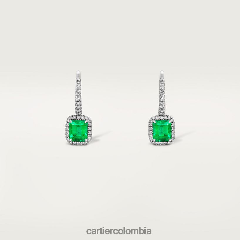 joyería Cartier pendientes destino con piedra de colores elegante V0HXJN698
