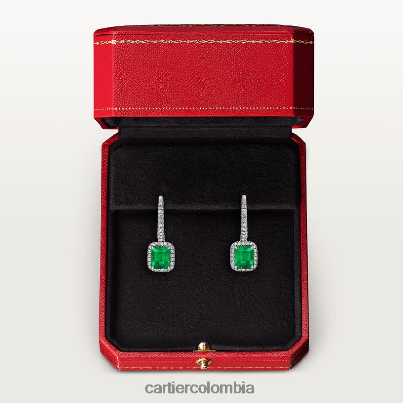 joyería Cartier pendientes destino con piedra de colores elegante V0HXJN698