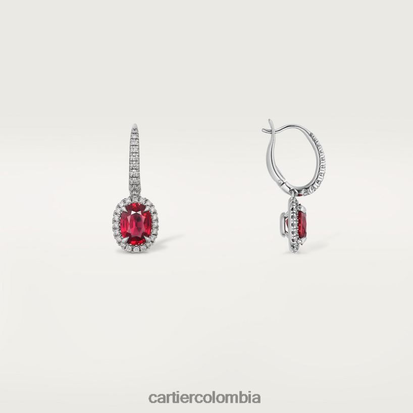 joyería Cartier pendientes destino con piedra de colores elegante V0HXJN729