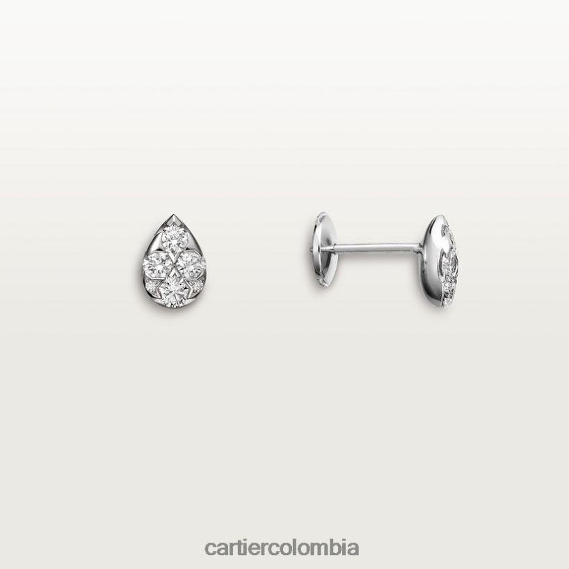 joyería Cartier pendientes etincelle Oro blanco V0HXJN681