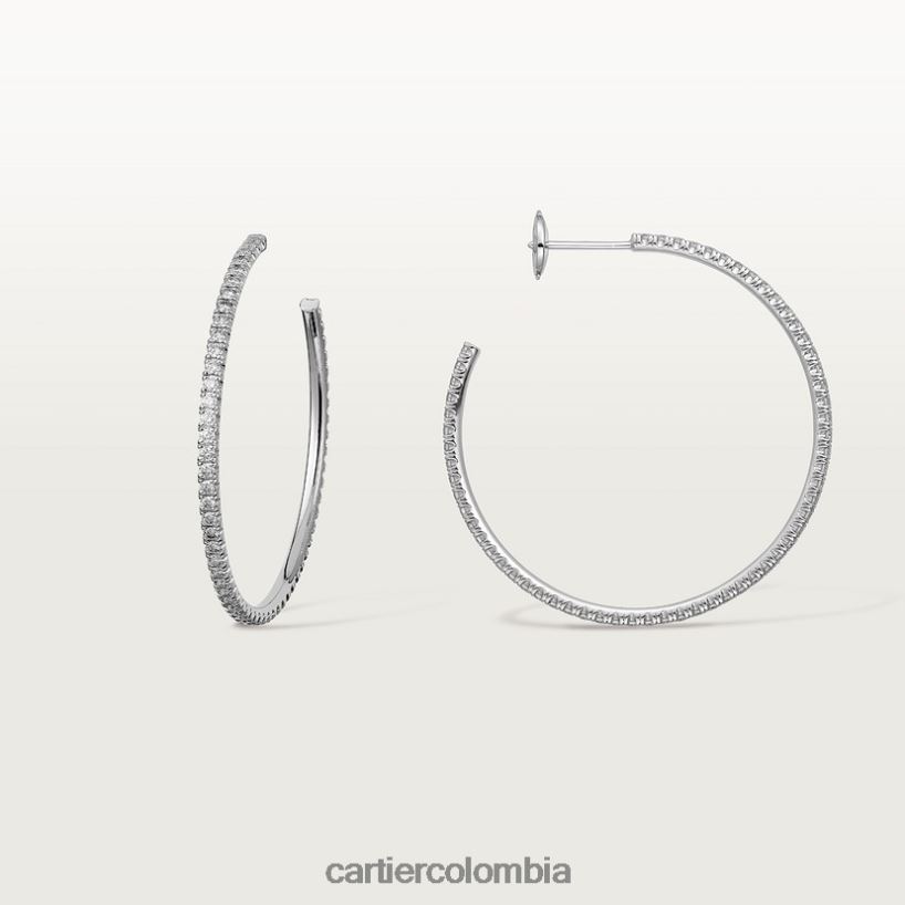 joyería Cartier pendientes etincelle, modelo grande Oro blanco V0HXJN674