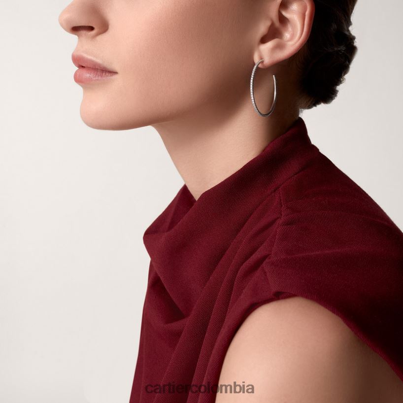 joyería Cartier pendientes etincelle, modelo grande Oro blanco V0HXJN674