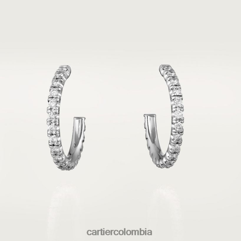 joyería Cartier pendientes etincelle, modelo pequeño Oro blanco V0HXJN666