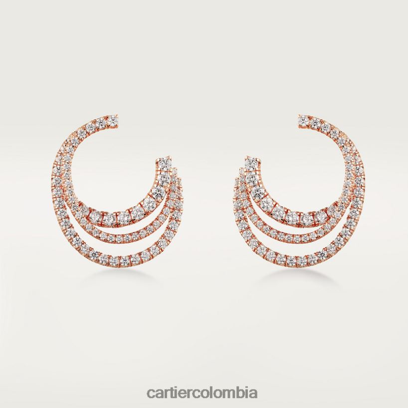 joyería Cartier pendientes etincelle oro rosa V0HXJN676