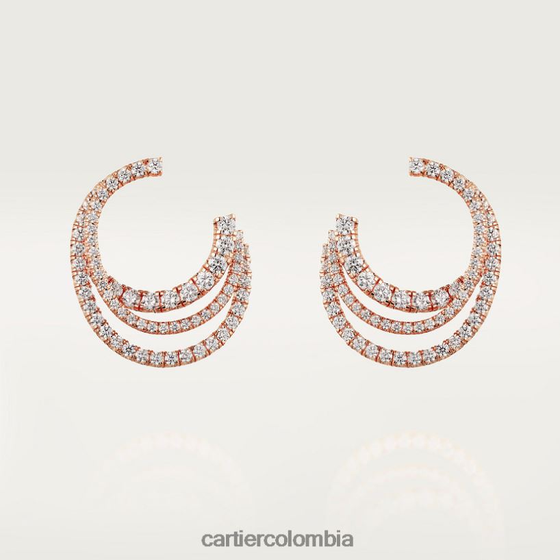 joyería Cartier pendientes etincelle oro rosa V0HXJN676