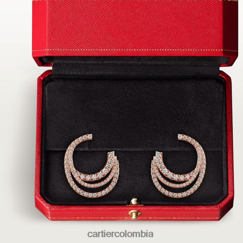 joyería Cartier pendientes etincelle oro rosa V0HXJN676