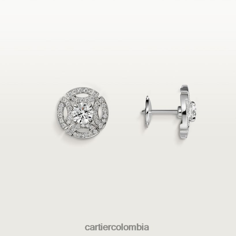 joyería Cartier pendientes galantería elegante V0HXJN682