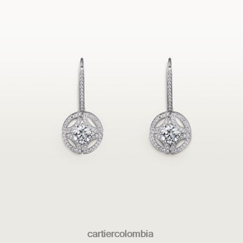 joyería Cartier pendientes galantería elegante V0HXJN686