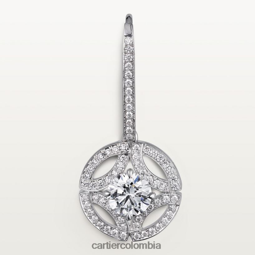 joyería Cartier pendientes galantería elegante V0HXJN686