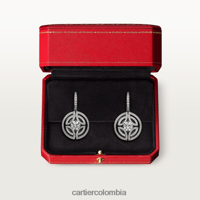 joyería Cartier pendientes galantería elegante V0HXJN695