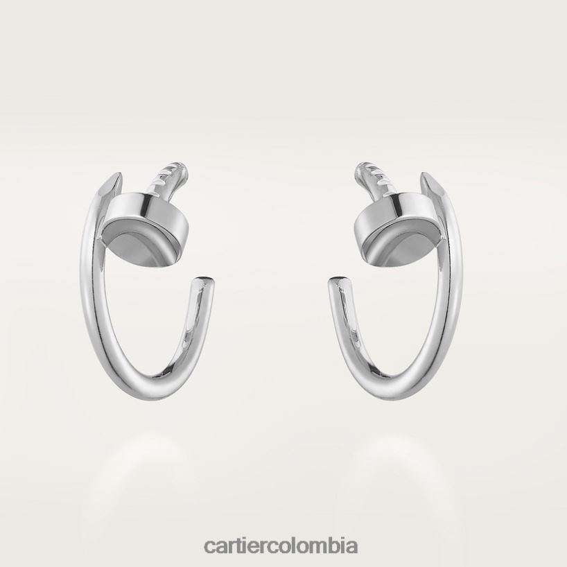 joyería Cartier pendientes juste un clou Oro blanco V0HXJN615