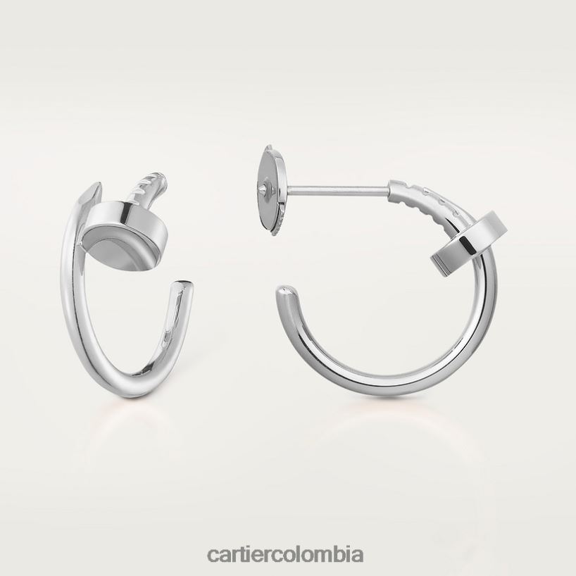joyería Cartier pendientes juste un clou Oro blanco V0HXJN615