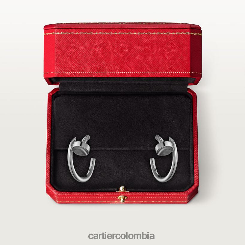 joyería Cartier pendientes juste un clou Oro blanco V0HXJN615
