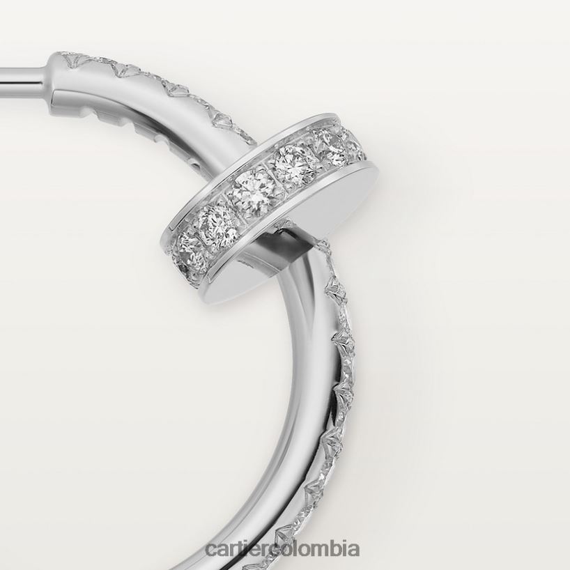 joyería Cartier pendientes juste un clou Oro blanco V0HXJN617