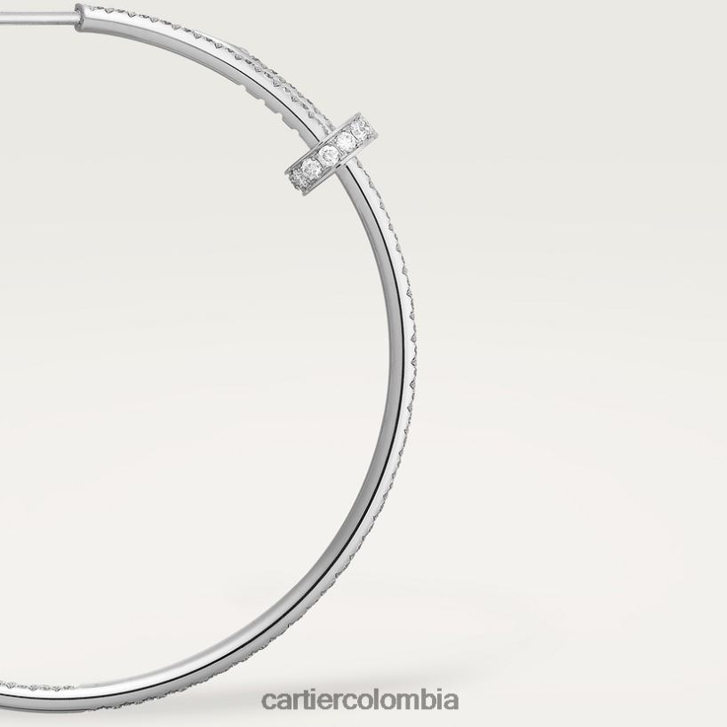 joyería Cartier pendientes juste un clou Oro blanco V0HXJN618