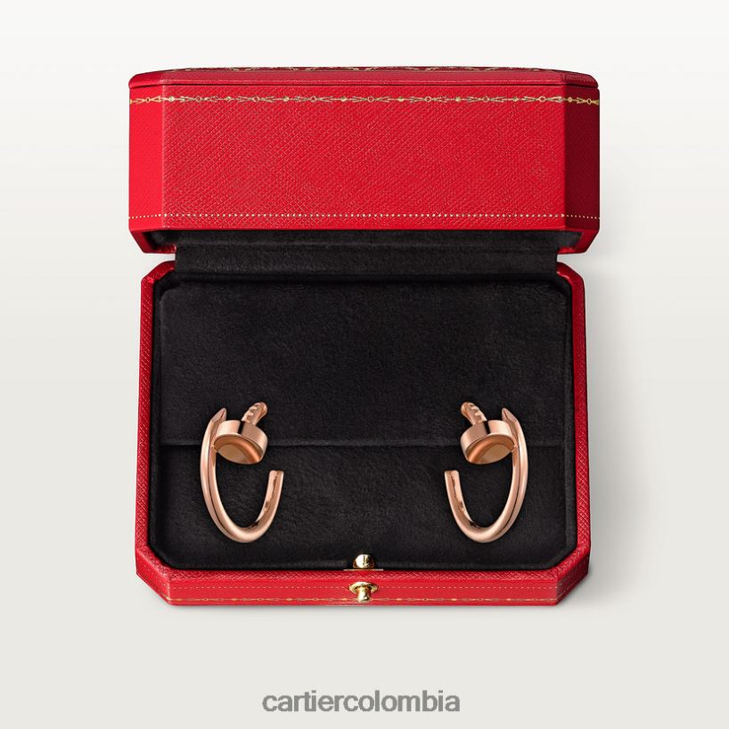 joyería Cartier pendientes juste un clou oro rosa V0HXJN614