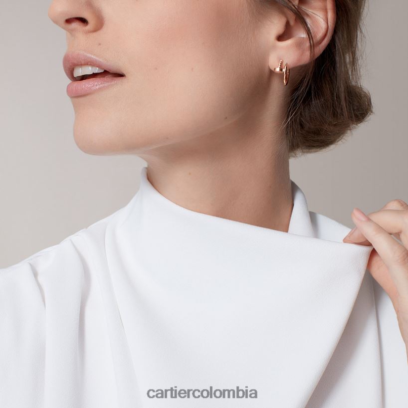joyería Cartier pendientes juste un clou oro rosa V0HXJN614