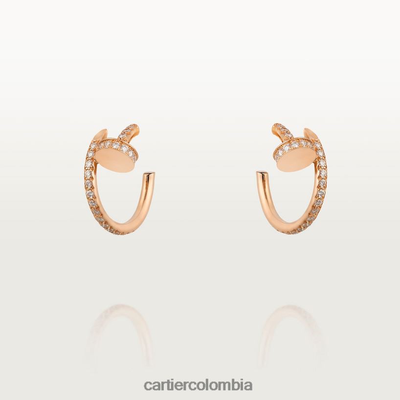 joyería Cartier pendientes juste un clou oro rosa V0HXJN620