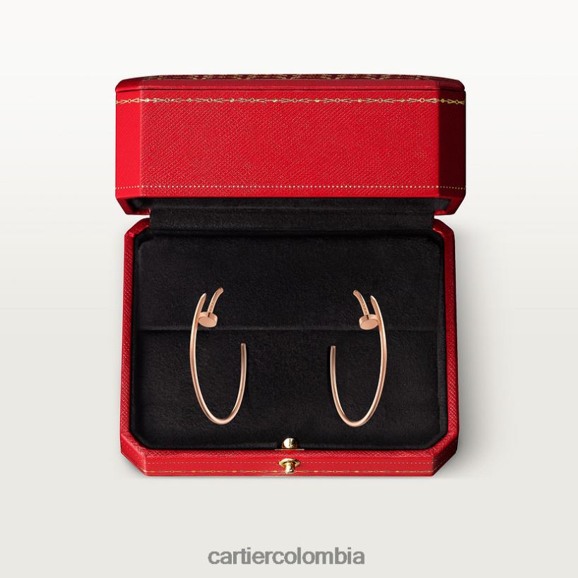 joyería Cartier pendientes juste un clou oro rosa V0HXJN623