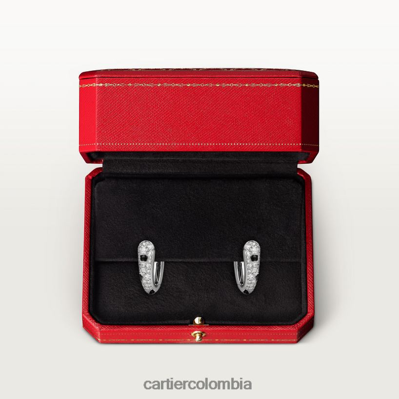 joyería Cartier pendientes pantera Oro blanco V0HXJN631