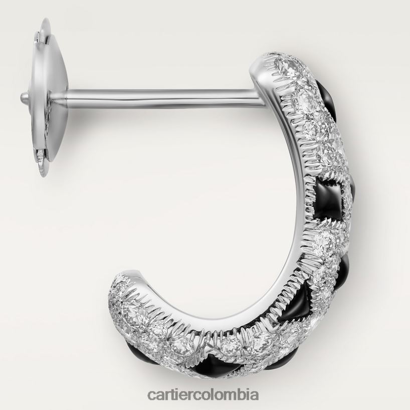 joyería Cartier pendientes pantera Oro blanco V0HXJN632