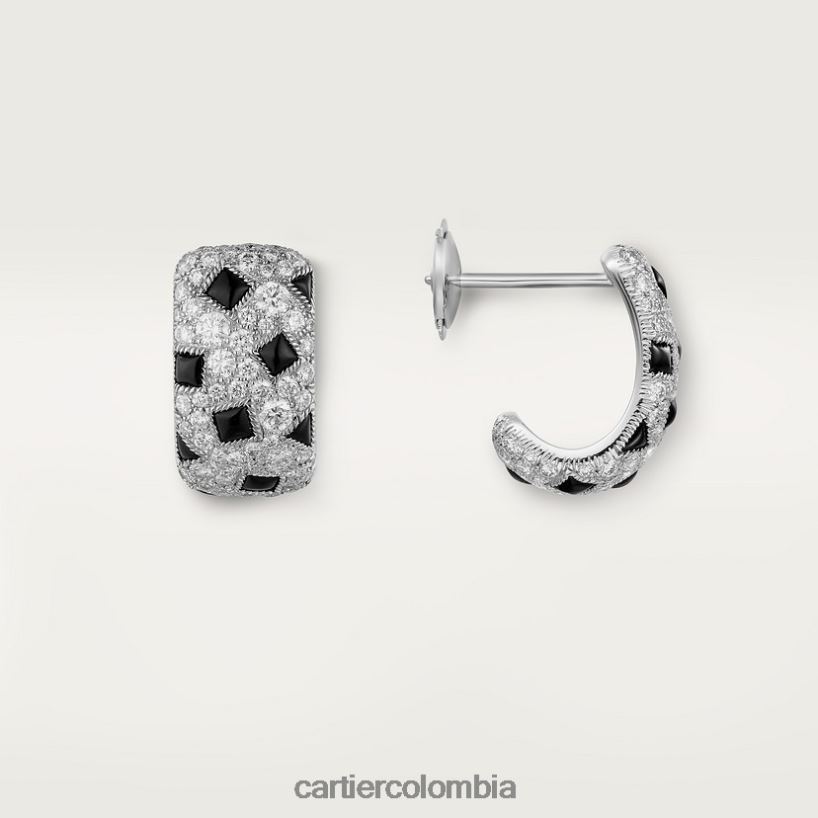 joyería Cartier pendientes pantera Oro blanco V0HXJN632