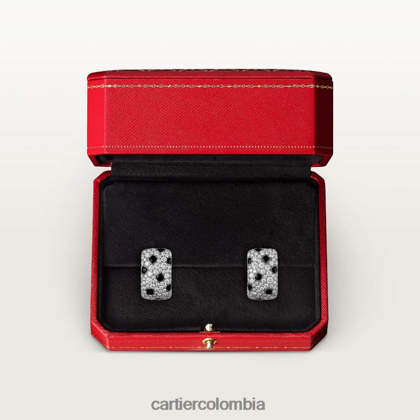 joyería Cartier pendientes pantera Oro blanco V0HXJN632