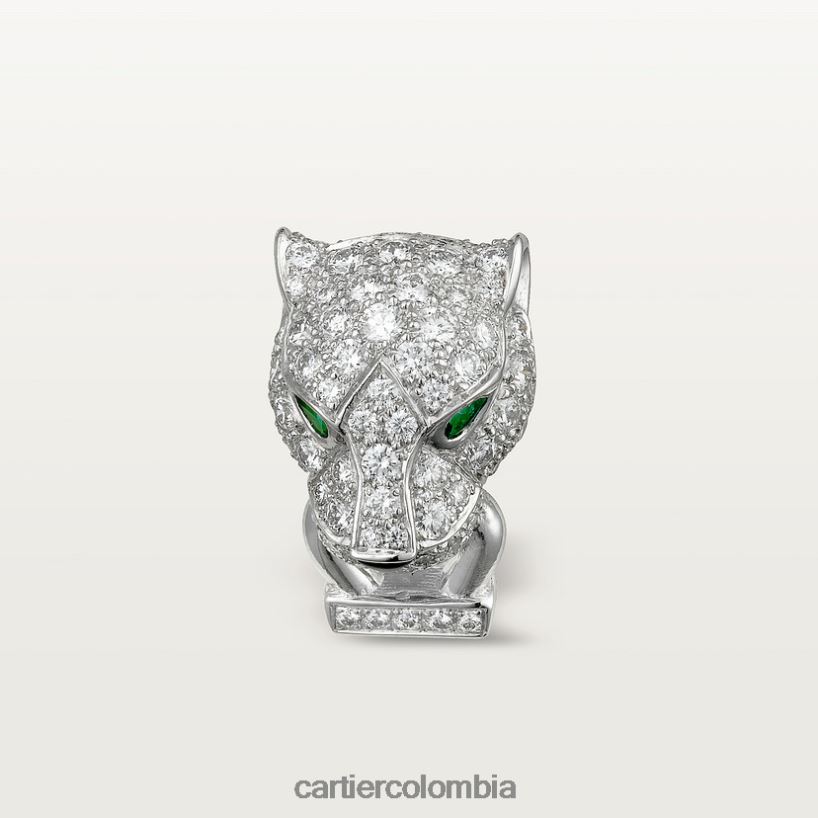 joyería Cartier pendientes pantera Oro blanco V0HXJN634