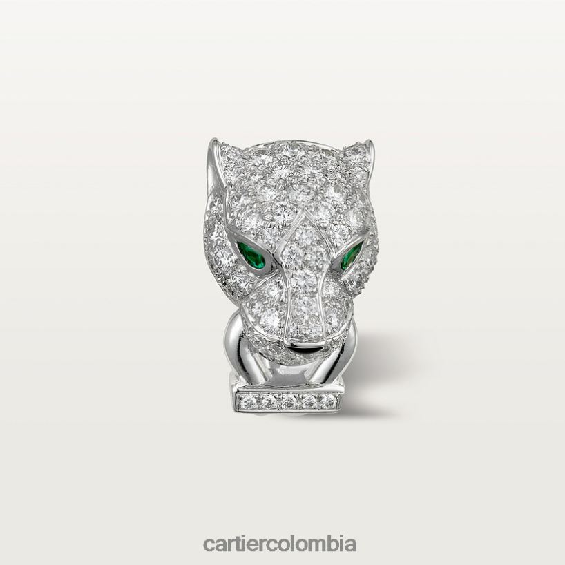 joyería Cartier pendientes pantera Oro blanco V0HXJN634