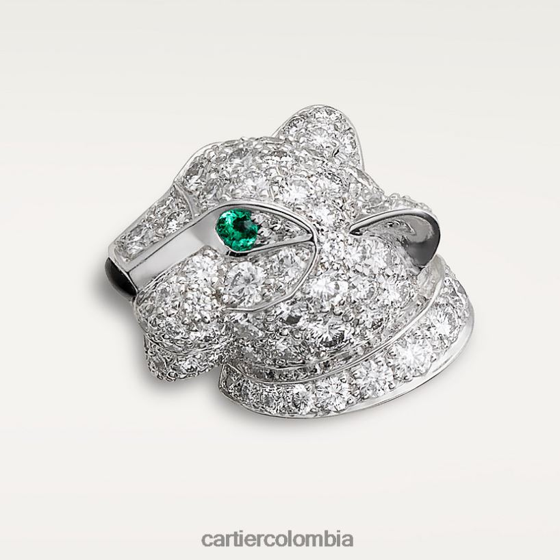 joyería Cartier pendientes pantera Oro blanco V0HXJN637