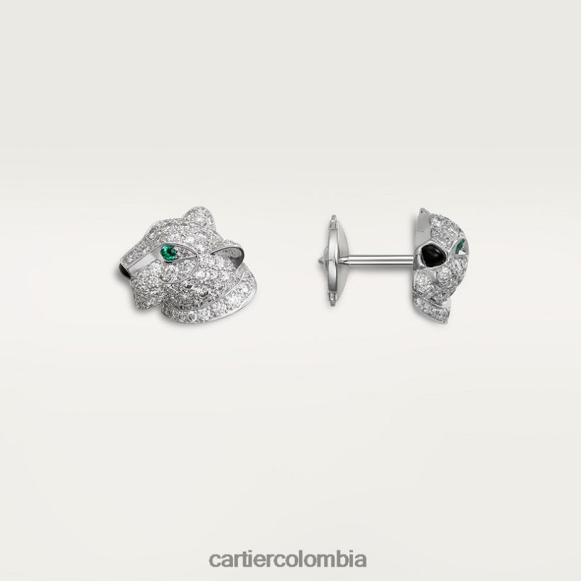 joyería Cartier pendientes pantera Oro blanco V0HXJN637