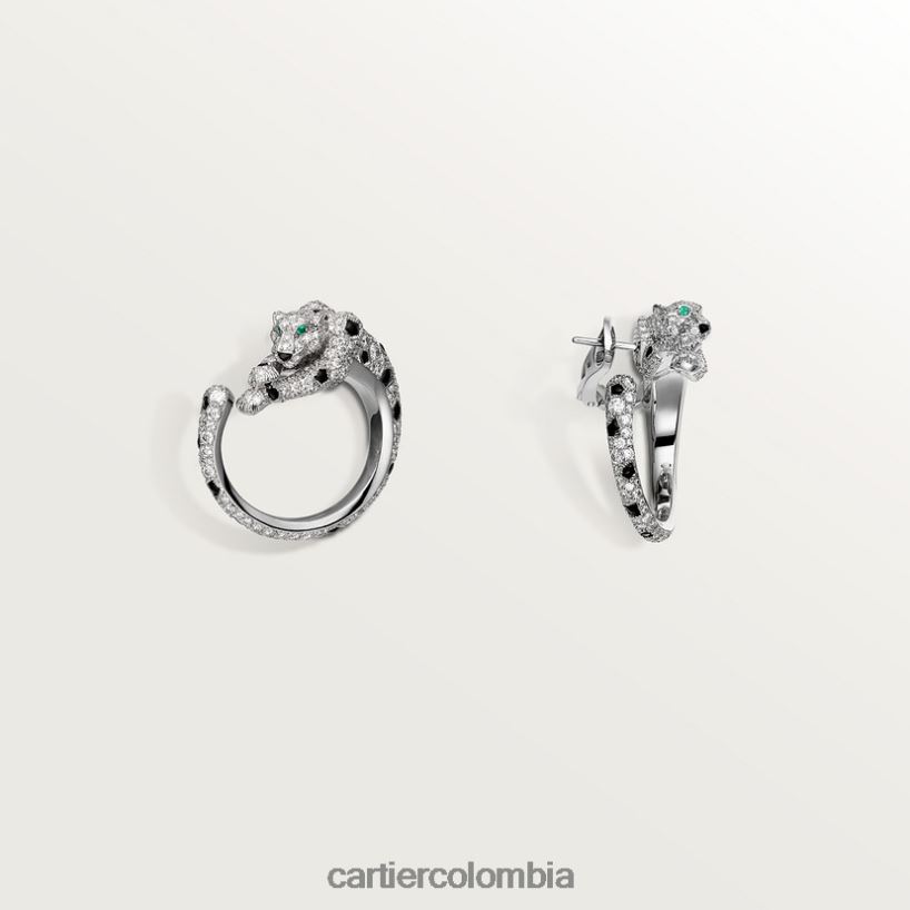 joyería Cartier pendientes pantera elegante V0HXJN641